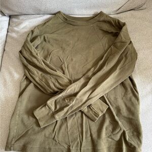 Uniqlo Men's Long Sleeve Shirt - Khaki